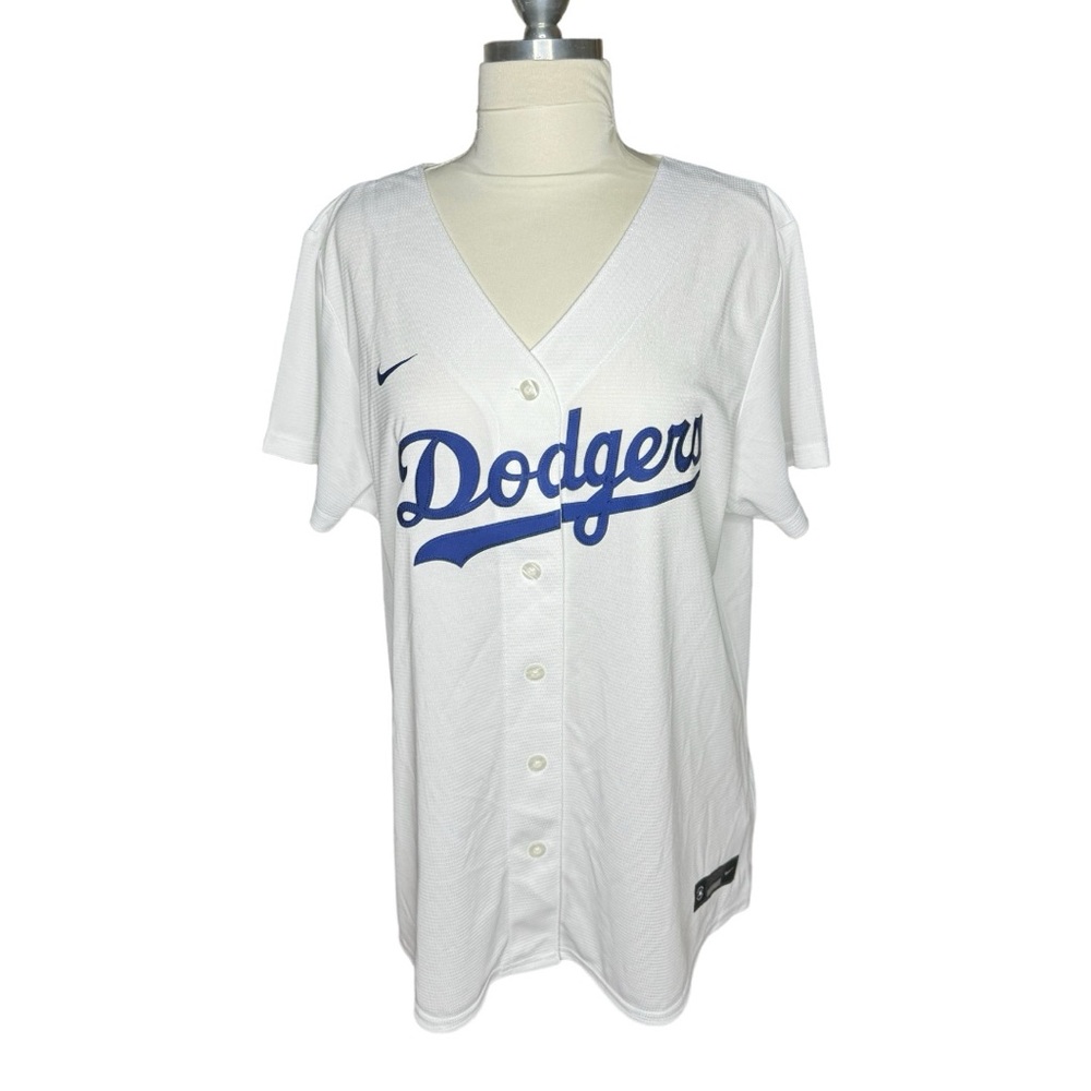 NWT Nike Cody Bellinger White Los Angeles Dodgers  Name Jersey SZ XXL women’s